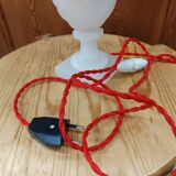 Vintage Alabaster Lamp and Bird Shade