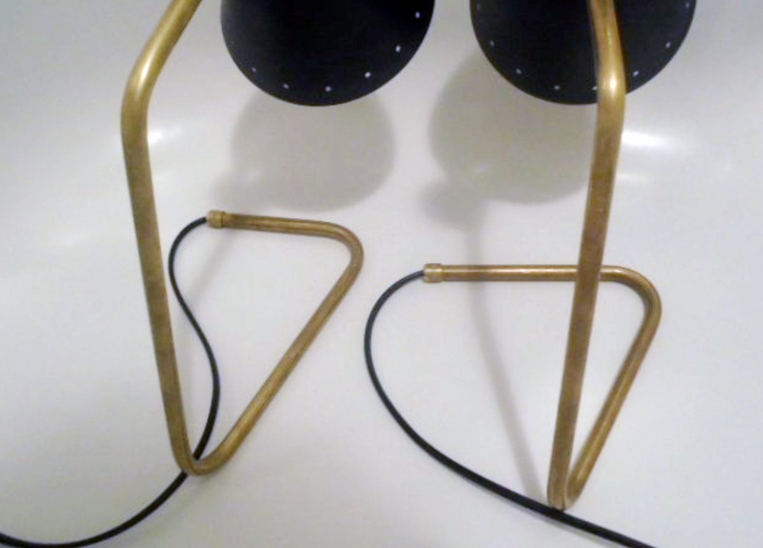 Pair of table lamp in the styleof Italian creations of the 50s ' s