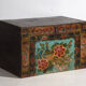 Antique Chinese chest painted in pine wood – China, circa 1900