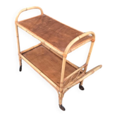 Bamboo rolling dessert trolley