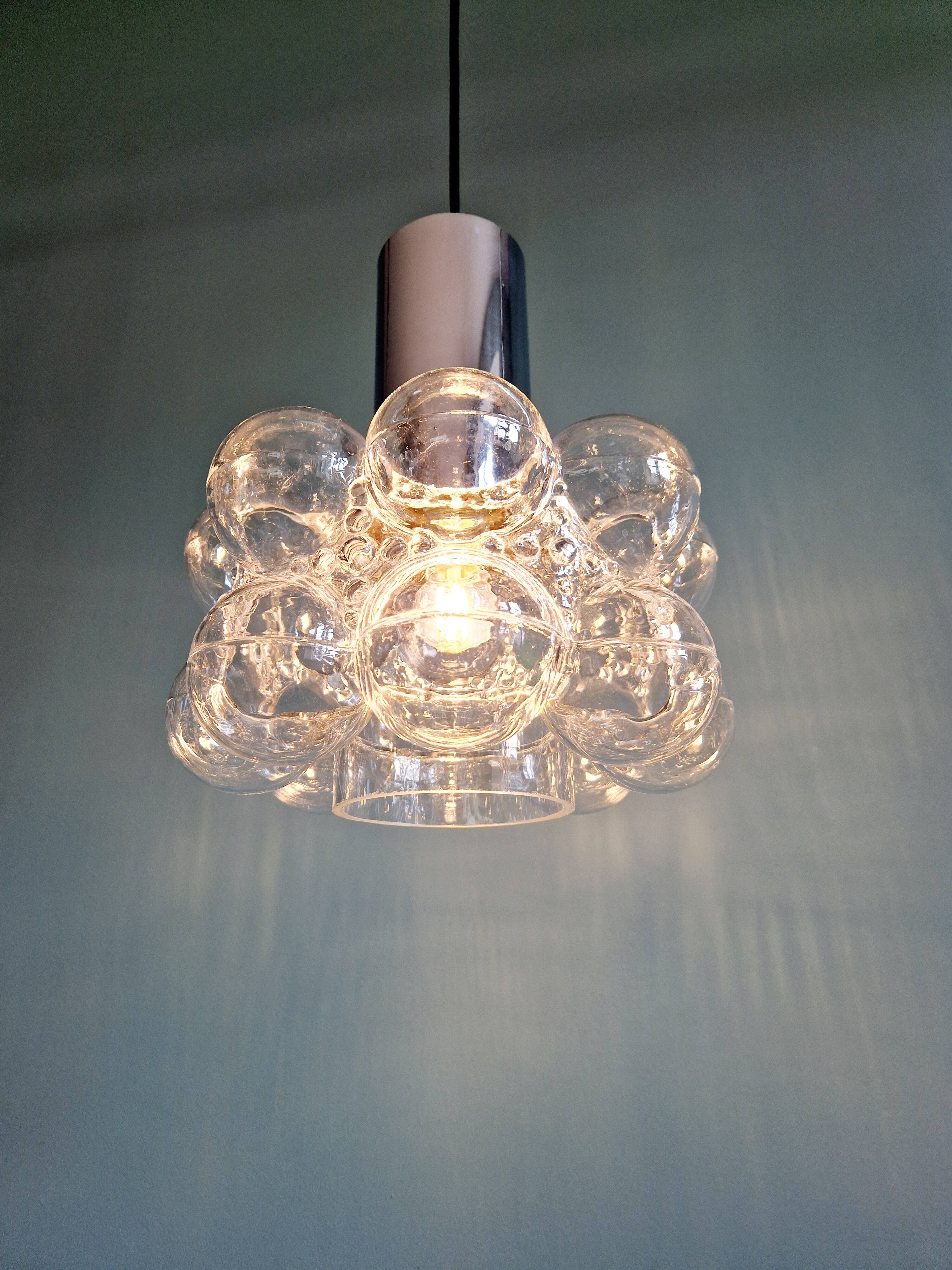 Suspension Bubble glass, design Helena Tynell, 1970