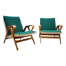 Paire de fauteuils modernes du milieu du siècle années 1950 - Tchèque