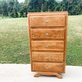 5-drawer chest of drawers, moustache feet, from the 50s