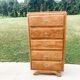 5-drawer chest of drawers, moustache feet, from the 50s