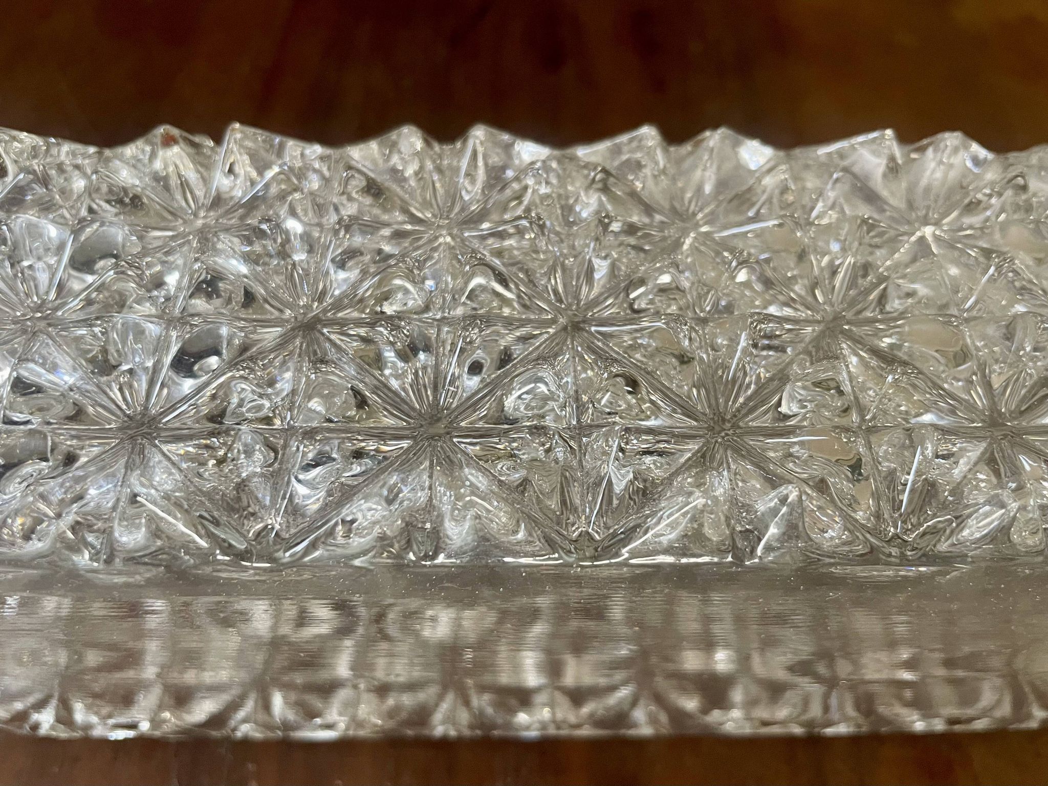 Vintage Erco glass and Bakelite wall light