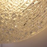Curved glass ceiling lamp