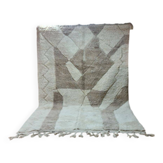 Tapis Béni Ourain Authentique 300x200 cm - 100% Laine, Fait Main