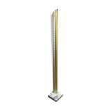 Lampadaire en Aluminium et en Marbre de Tronconi, Italie, 1970