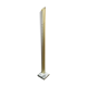 Italian Tronconi Aluminum and Marble Floor Lamp, 1970