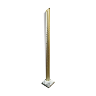 Italian Tronconi Aluminum and Marble Floor Lamp, 1970