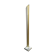 Italian Tronconi Aluminum and Marble Floor Lamp, 1970