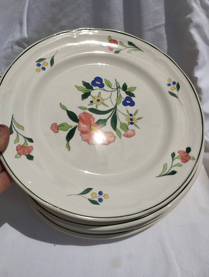 Vintage table service Ceramica Quadrifoglio