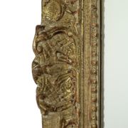 Mirror in antique gold frame classic baroque style pine gold leaf 57x46cm