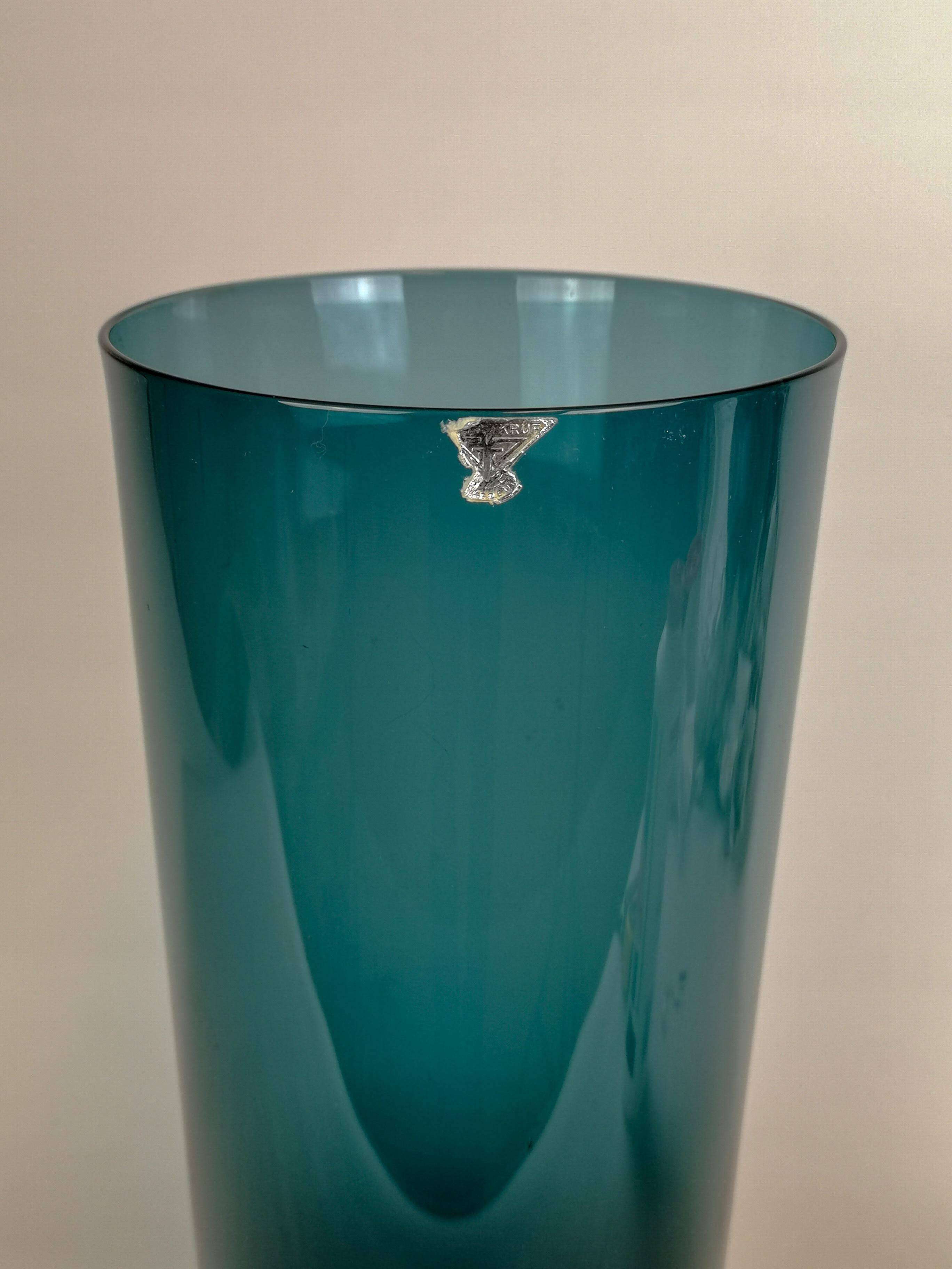 Mid-Century Modern Glass Vase GullaSkruf Sweden, 1950s