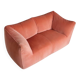 Canapé Le Bambole in coral velvet by Mario Bellini for B&B Italia,