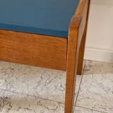 Vintage Scandinavian Cube Bedside Table