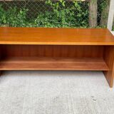 Scandinavian wooden shelf 1950 120x45cm