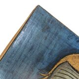 Reproduction of a painting "Clown's Head" by Bernard Buffet, 1950s