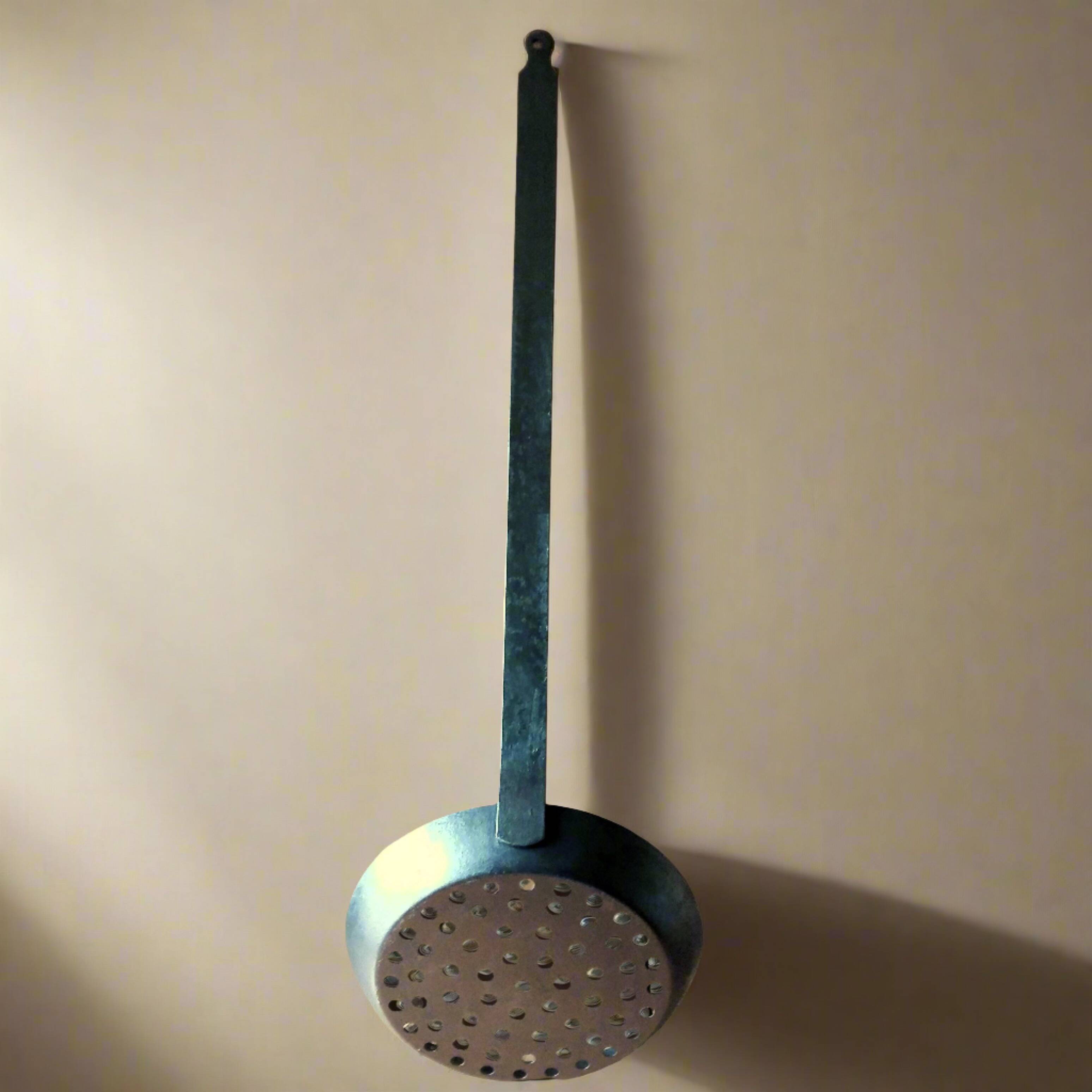 Chestnut Roaster. Extra Long Handled, 3ft/90cms, Chestnut Roasting Pan. Autumn Essentials