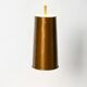 Beautiful Mid Century Modern pendant lamp made of copper shaped like a cone