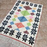 Moroccan Berber Rug Costum - Moroccan Wool Rug - New Azilal Rug - Beni Ouarain Style
