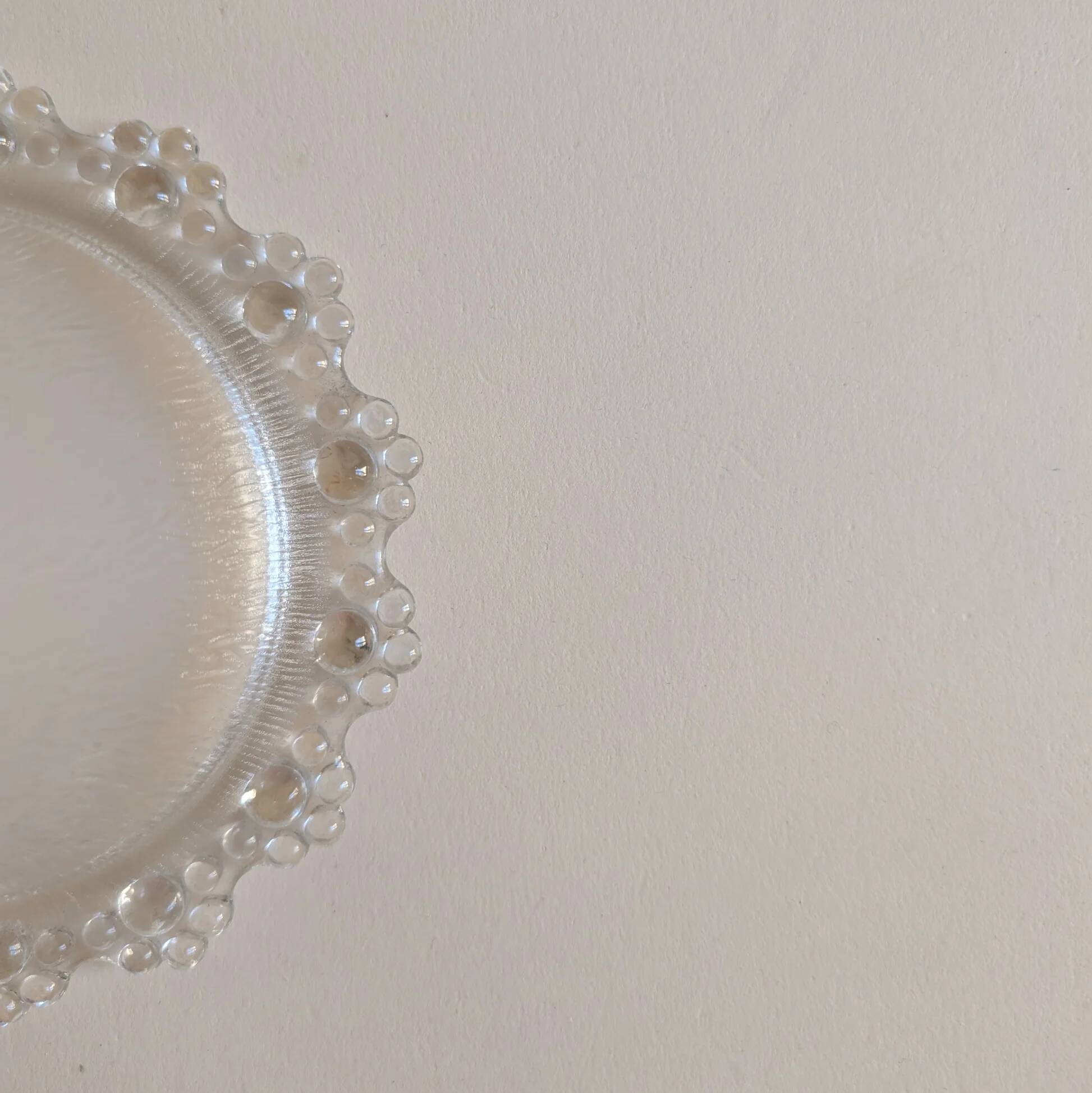 Set of 5 glass bowls