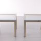 Pair of Renato Zevi side tables, Hollywood Regency tables, Italy from the 1970s.