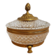 Candy box in crystal and gilded bronze
