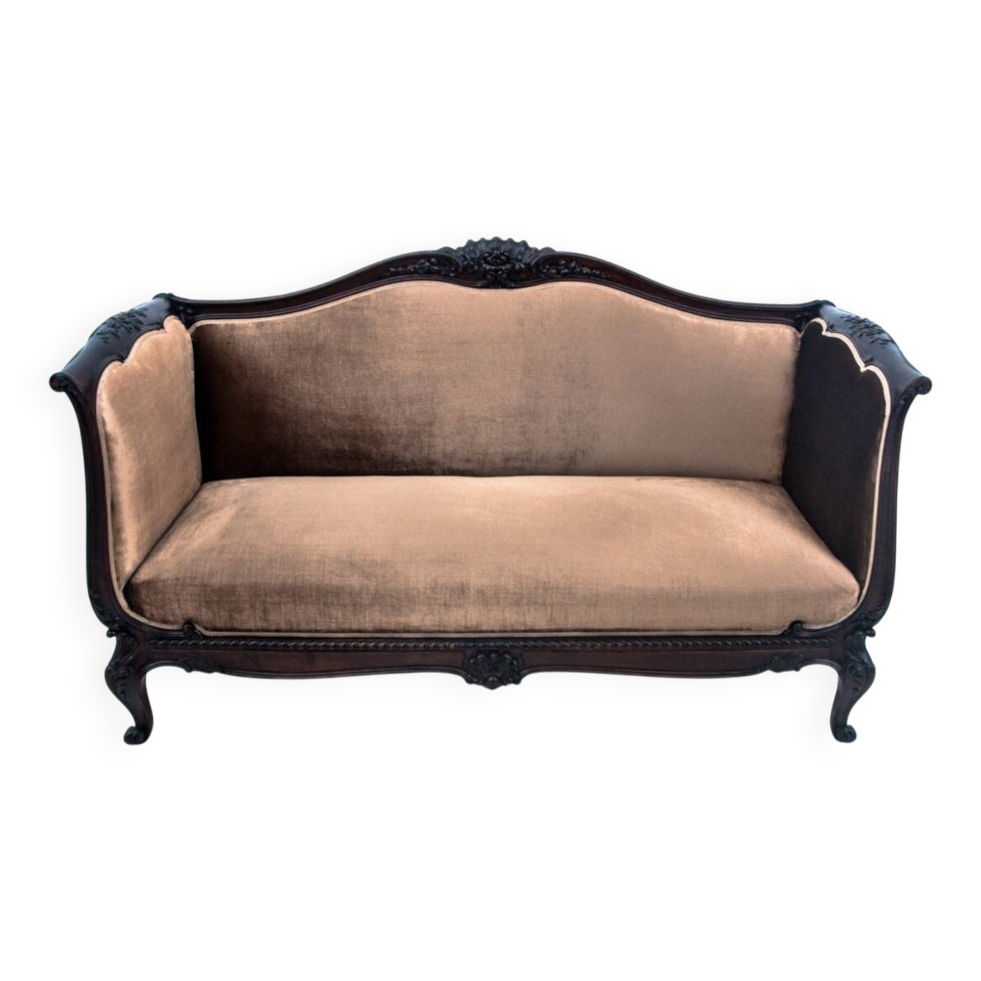 Antique sofa from the late 19th century, Northern Europe