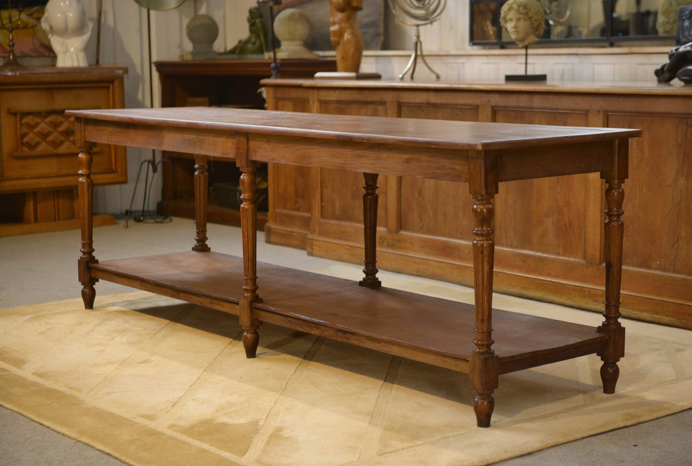 Table de drapier en chêne 1920’s