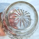 Cut crystal and silver biscuit bucket