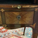 Desk cylinder marquetry louis xv period eighteenth