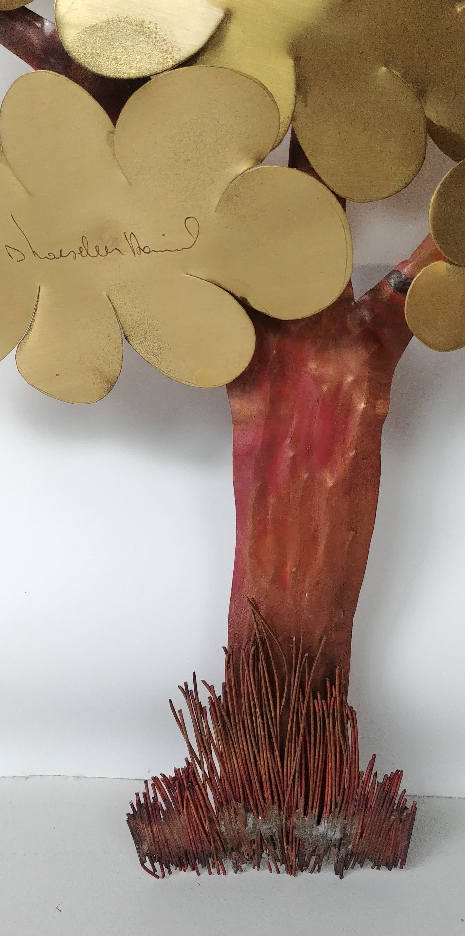 Daniel d'Haeseleer's brass mural sculpture