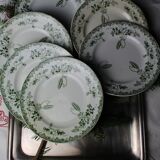 Lot of 6 flat plates "Modern Style"