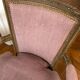 pair of antique Louis XVI style armchairs, in carved wood with a
