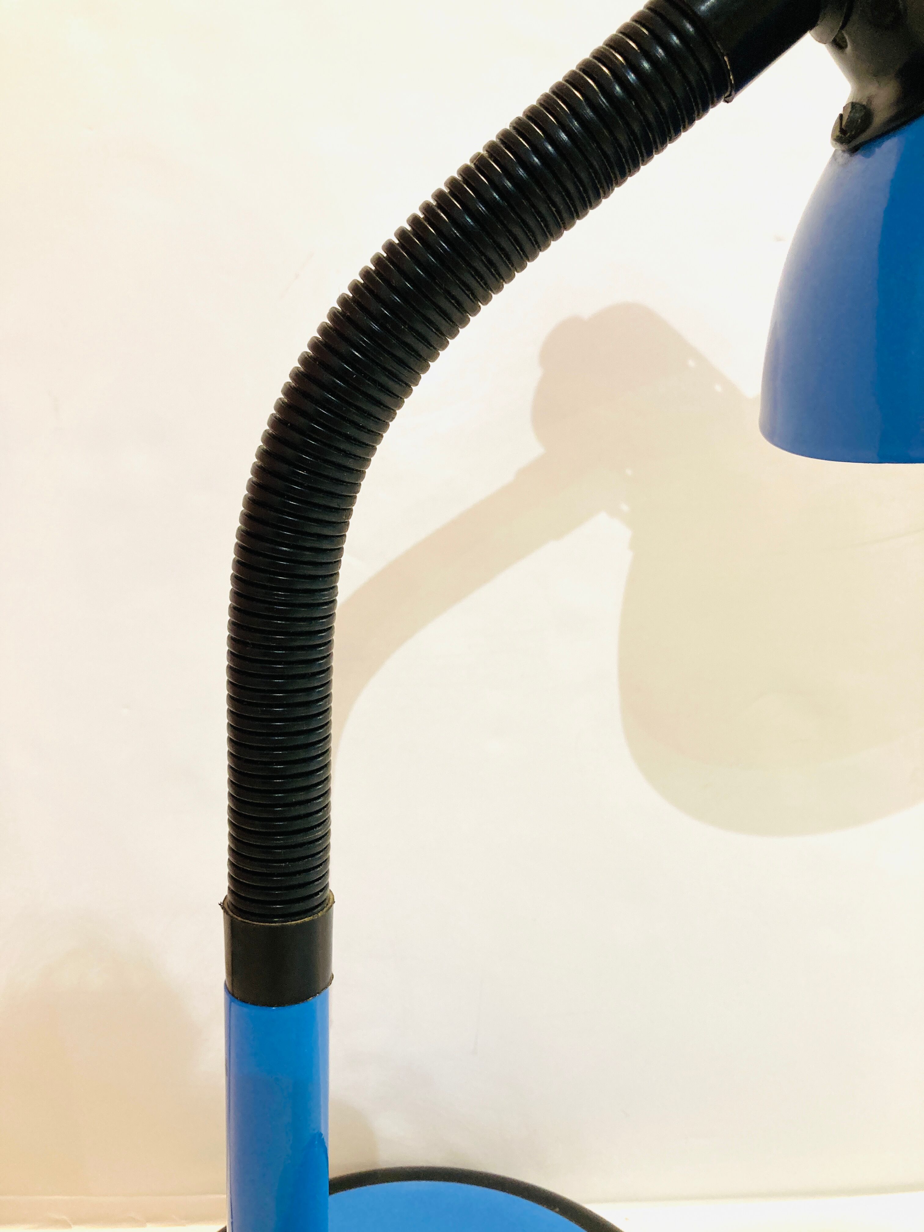 Blue table lamp from the 60s-70s - retro -vintage