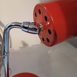 70's red desk lamp
