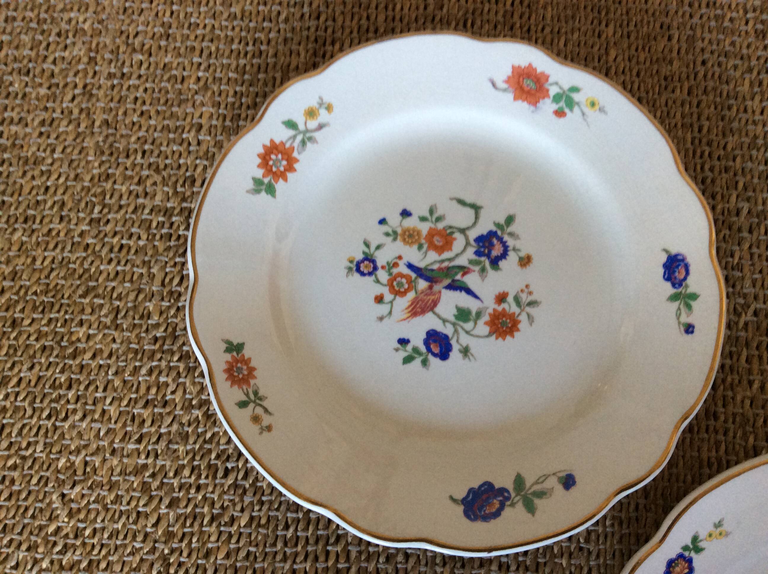 5 assiettes plates