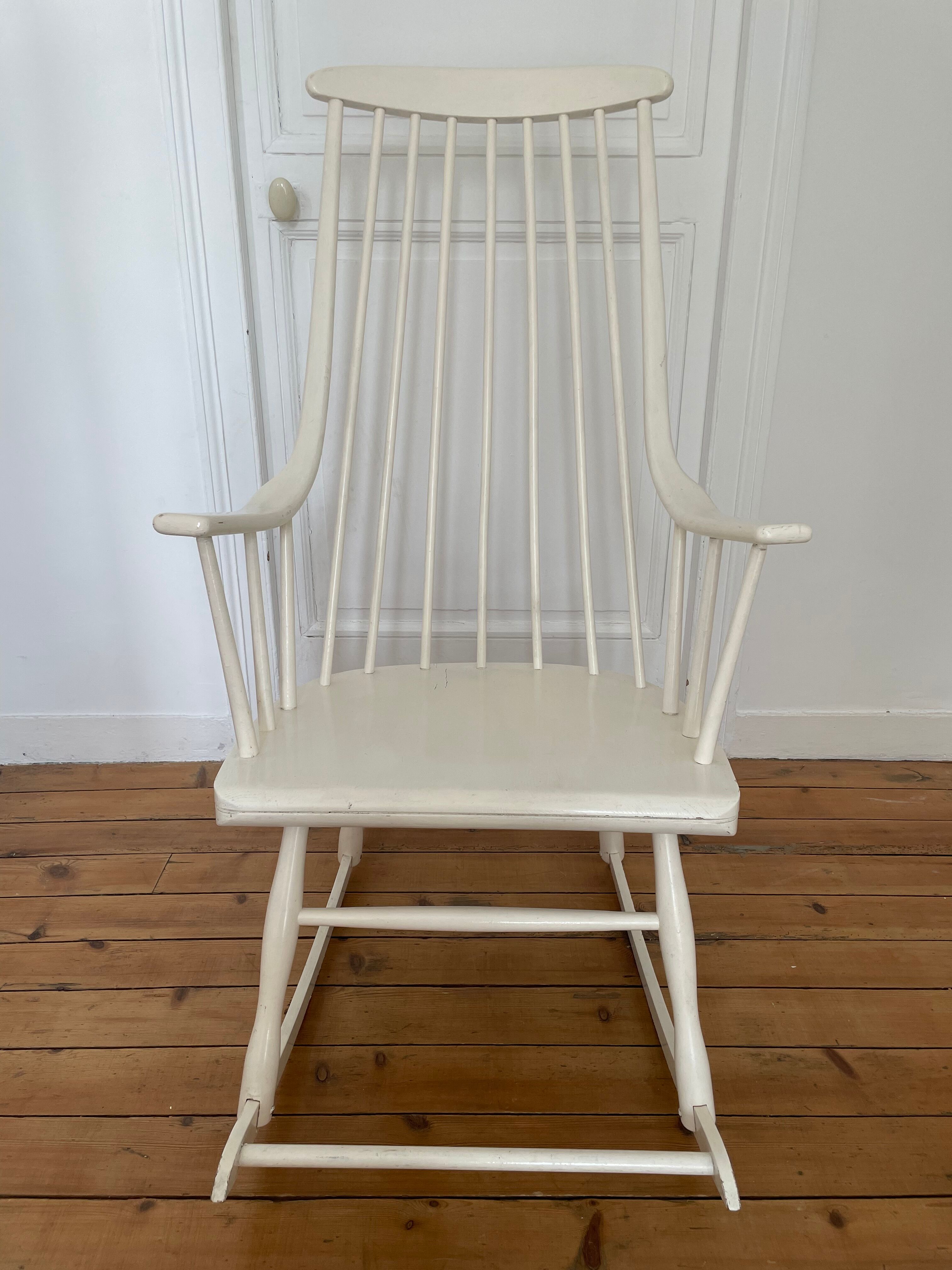 Lena Larsson rocking chair for Nesto, 1960s