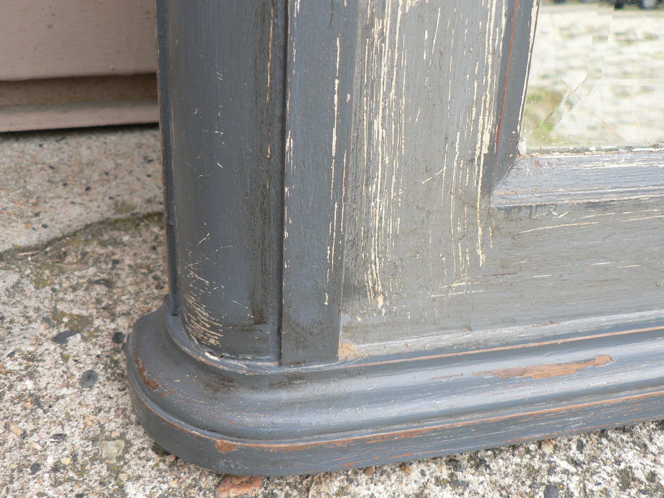 Mirror beveled chimney skated 1925 - 86 x 129 cm