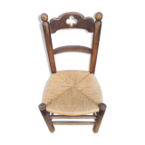 Straw mountain chair