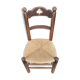 Straw mountain chair