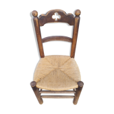 Straw mountain chair