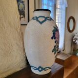 Art Deco Style Ceramic Amphora Vase
