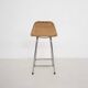 Rohe Noordwolde rattan and metal bar stool, The Netherlands 1950's