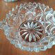 Chiseled glass fruit salad set