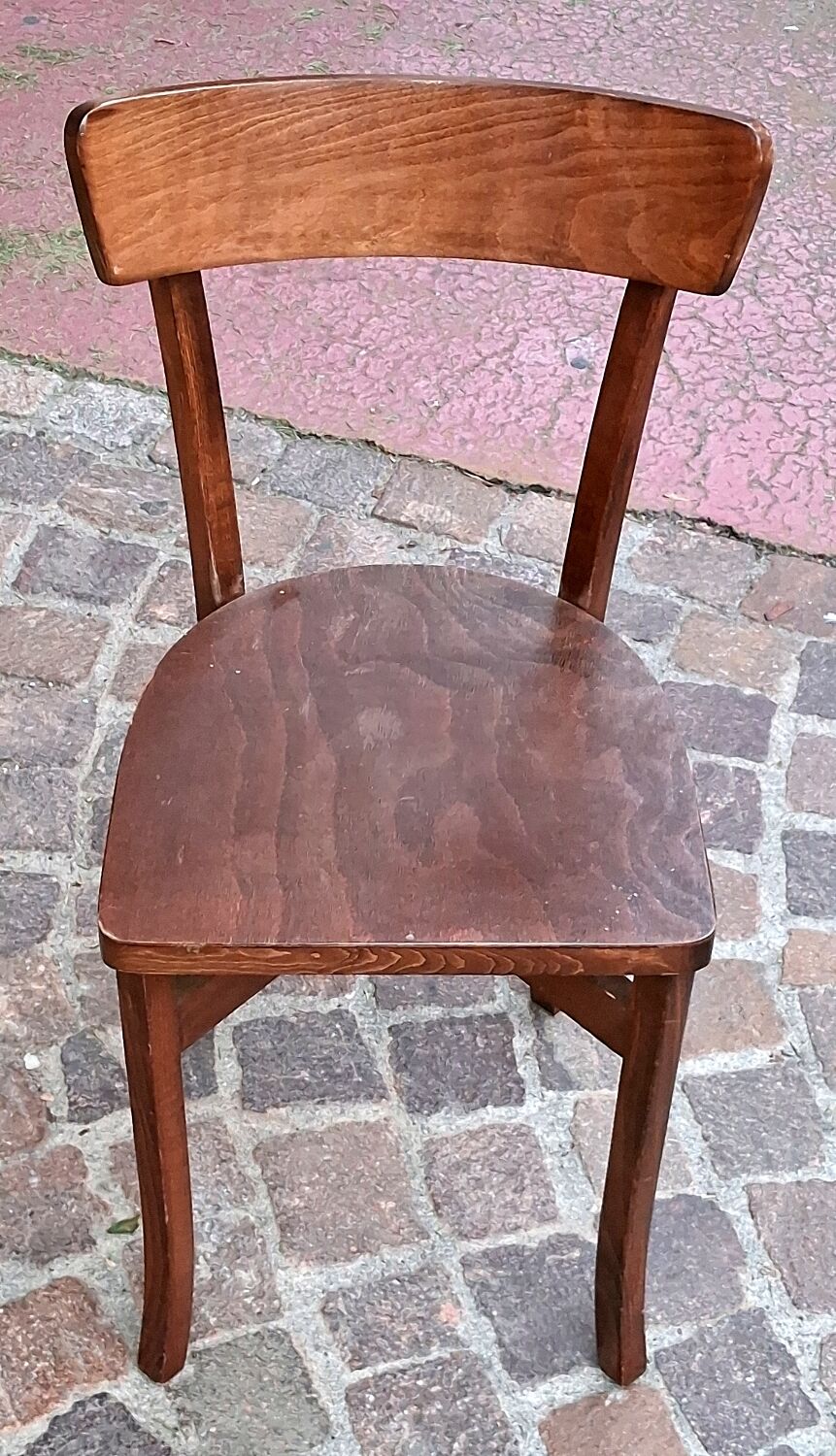 Brown beech bistro bar restaurant chair