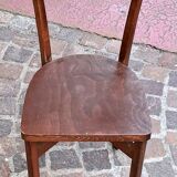 Brown beech bistro bar restaurant chair