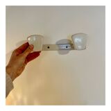 White metal coat hook