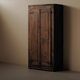 Antique mountain wardrobe in solid oak – 19th century